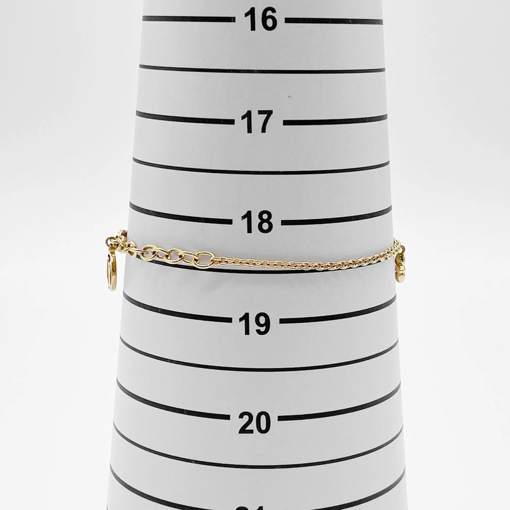 LOUIS VUITTON Gold Charm Bracelet - Picture 8 of 8